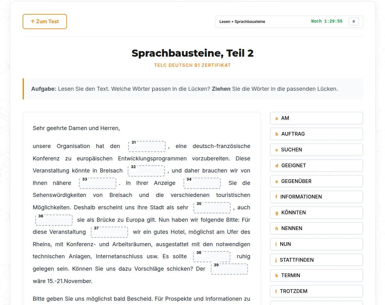 Sprachbausteine